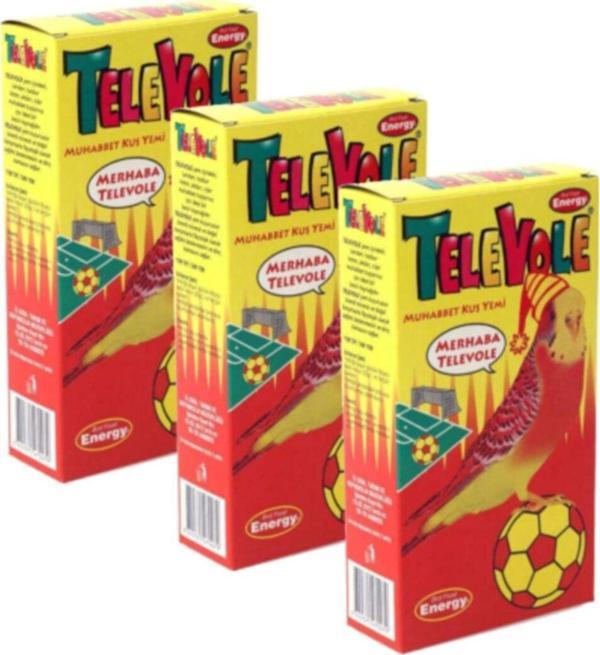 Pet Food Energy Televole Muhabbet Kuşu Yemi-Gs-300 Gram-3 Adet - Image 1