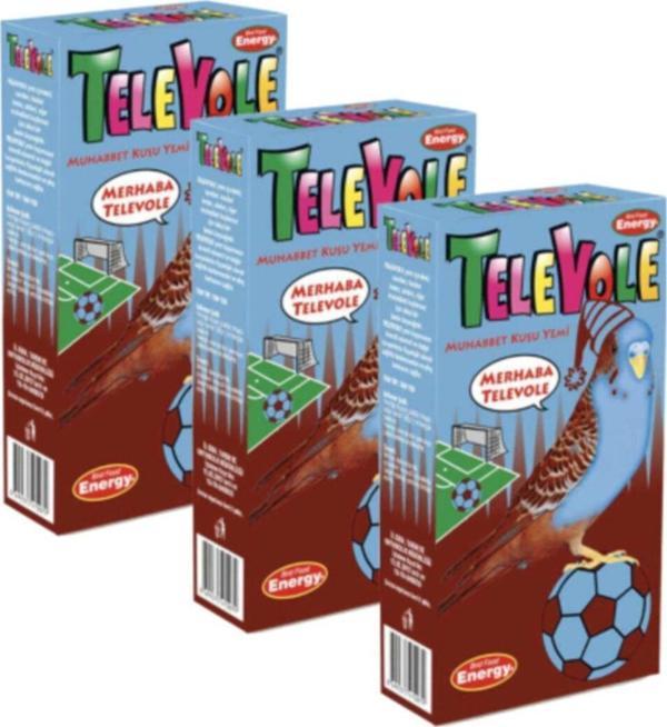 Pet Food Energy Televole Muhabbet Kuşu Yemi-Ts-300 Gram-3 Adet - Image 1