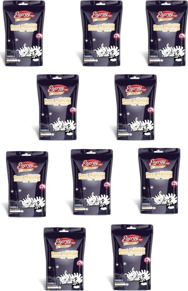 Energy Pet Food Tavuklu Dostluk Kedi Maması 10 Adet 100 Gram - Image 1