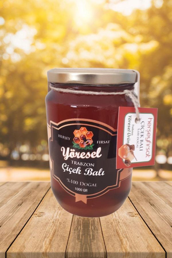 Herşey Fırsat Herşeyfırsat | Yöresel Trabzon Süzme Çicek Balı % 100 Doğal 1 Kg - Image 1