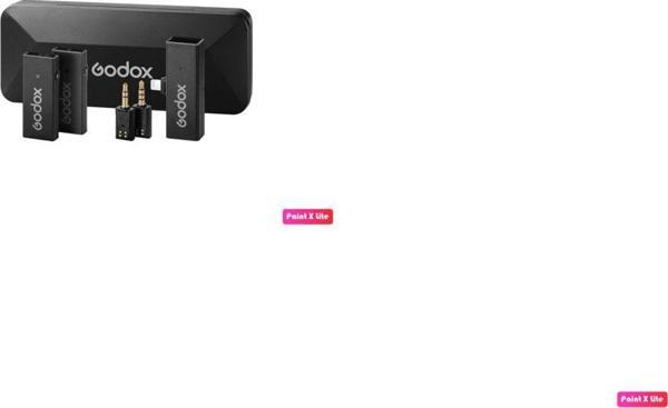 Godox Movelink Mini Kablosuz Mikrofon Kit2 (Apple Uyumlu/Siyah) - Image 1
