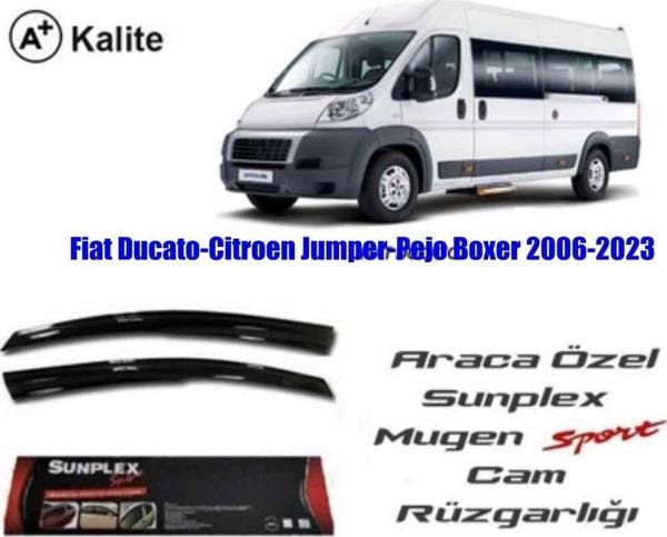 Citroen Jumper Mugen Cam Rüzgarlığı 2006-2023 arası 2'li Sunplex - Image 1