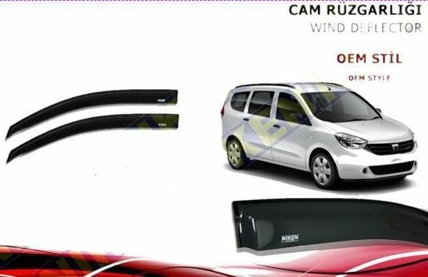Dacia Lodgy Cam Rüzgarlığı 2013 Sonrası Niken 2li (Kromsuz Model) - Image 1