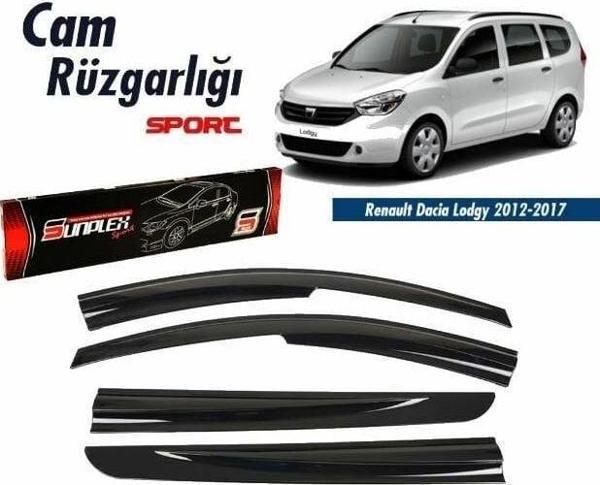 Dacia Lodgy Mugen Cam Rüzgarlığı 2012-2019 arası 4'lü Sunplex - Image 1