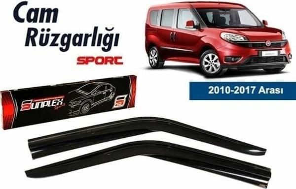 Fiat Doblo Mugen Cam Rüzgarlığı 2010 sonrası 2'li Sunplex - Image 1