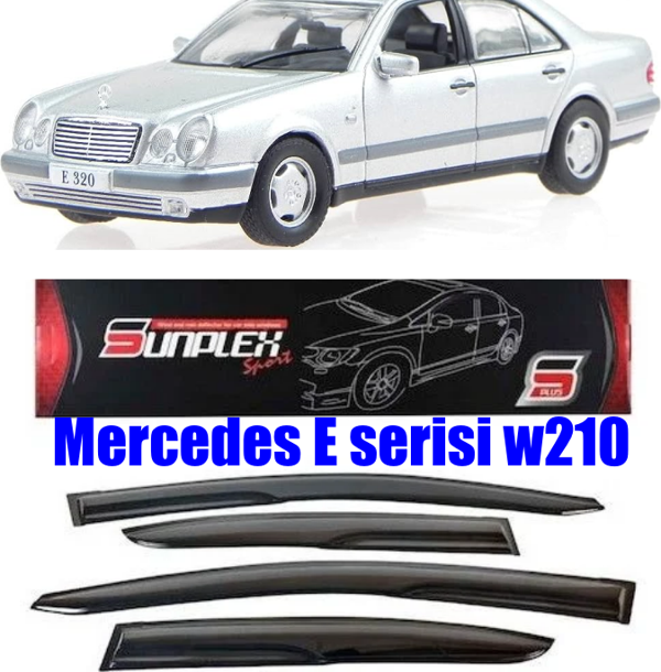 Mercedes E serisi w210 Mugen Cam Rüzgarlığı 1996-2001 arası 4'lü Sunplex - Image 1