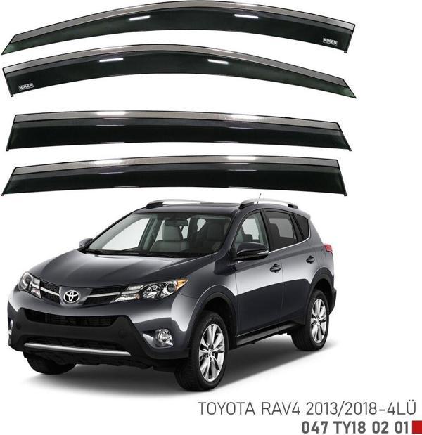 Toyota Rav 4 Kromlu Cam Rüzgarlığı Niken 2013-2018 - Image 1