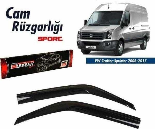 Mercedes Sprinter Mugen Cam Rüzgarlığı 2006 sonrası 2'li Sunplex - Image 1