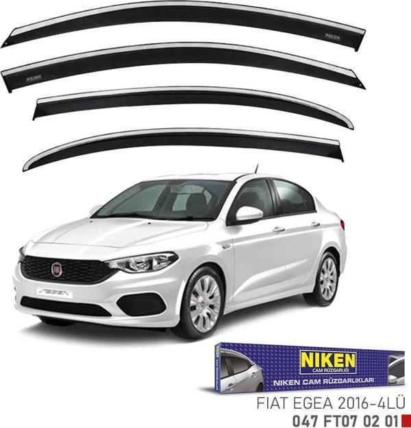 Fiat Egea Kromlu Cam Rüzgarlığı Niken 2016+ sonrası uyumlu - Image 1