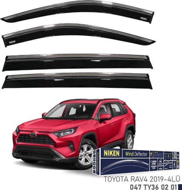 Toyota Rav4 Kromlu Cam Rüzgarlığı Niken 2019+sonrası uyumlu - Image 1