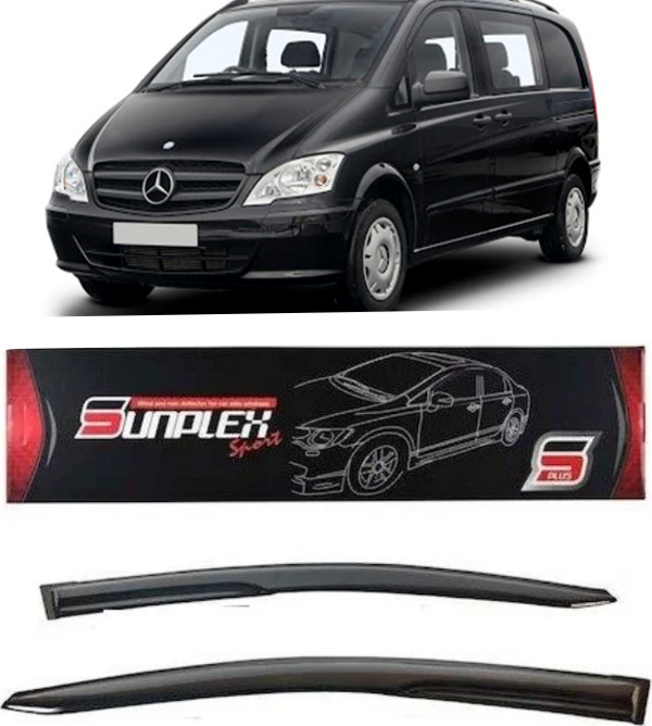 Mercedes Vito Mugen Cam Rüzgarlığı 2004-2017 arası 2'li Sunplex - Image 1