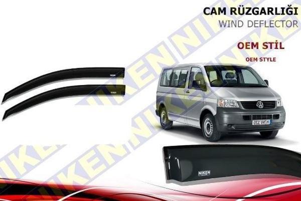 Volkswagen Transporter T5 Cam Rüzgarlığı 2 li 2003 Sonrası Niken (Kromsuz Model) - Image 1