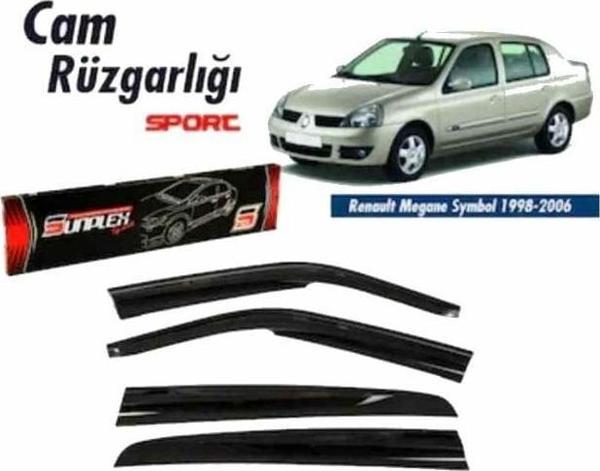 Renault Symbol Mugen Cam Rüzgarlığı 1998-2006 arası 4'lü Sunplex - Image 1