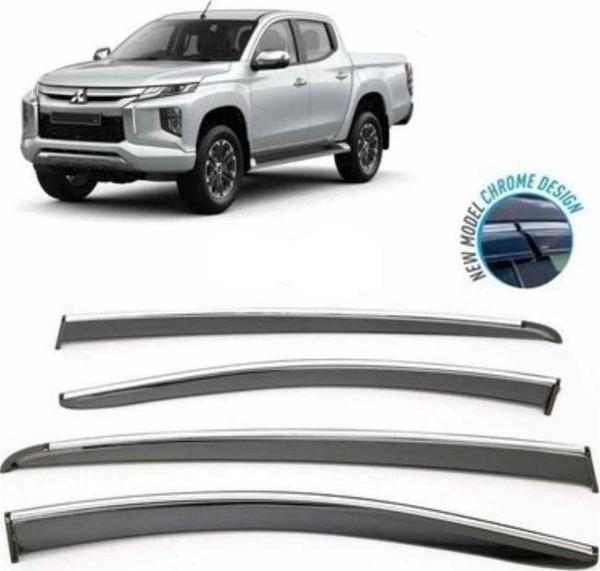 Mitsubishi L200 Trition Kromlu Cam Rüzgarlığı 2015-2023 arası Sunplex - Image 1