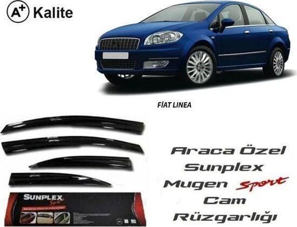 Fiat Linea Mugen Cam Rüzgarlığı 2006-2015 arası 4'lü Sunplex - Image 1