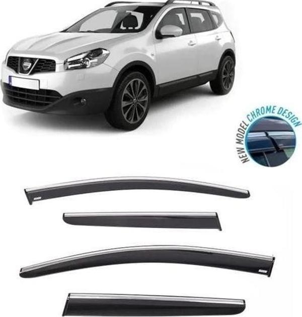 Nissan Qashqai Kromlu Cam Rüzgarlığı 2007-2014 arası Sunplex - Image 1