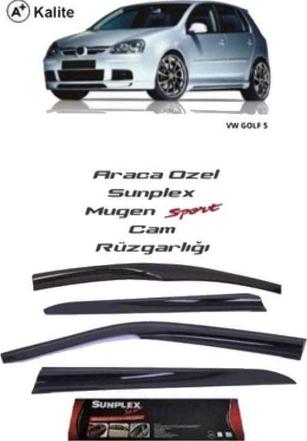 Vw Golf 5 Mugen Cam Rüzgarlığı 2005-2010 arası 4'lü Sunplex - Image 1