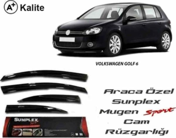 Vw Golf 6 Mugen Cam Rüzgarlığı 2009-2013 arası 4'lü Sunplex - Image 1