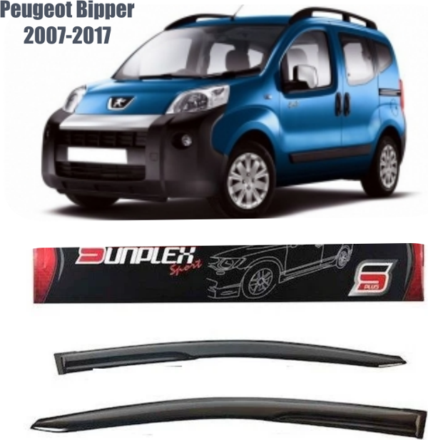 Peugeot Bipper Mugen Cam Rüzgarlığı 2007-2017 arası 2'li  Sunplex - Image 1