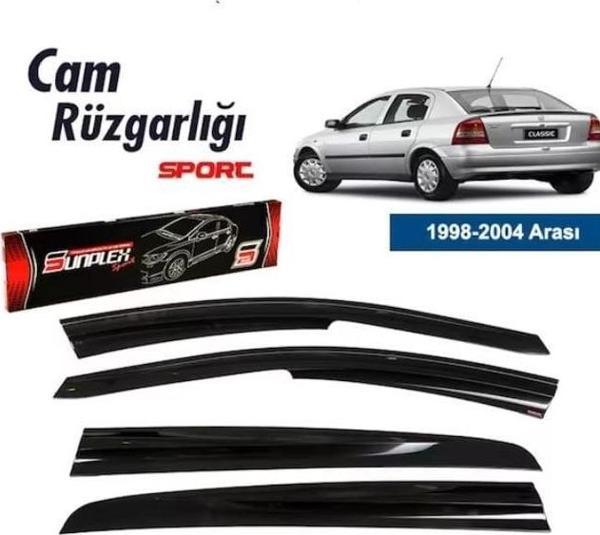 Opel Astra G (Sedan-Hb uyumlu) Mugen Cam Rüzgarlığı 1998-2003 arası 4'lü Sunplex - Image 1