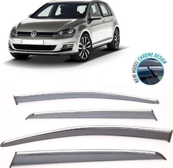 Vw Golf 7 Kromlu Cam Rüzgarlığı 2013-2019 arası Sunplex - Image 1