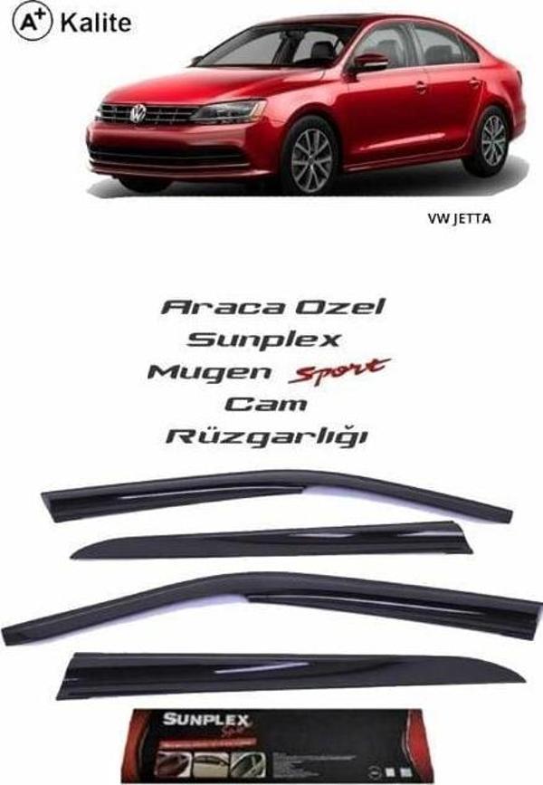Vw Jetta Mugen Cam Rüzgarlığı 2010-2017 arası 4'lü Sunplex - Image 1