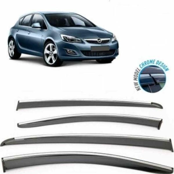 Opel Astra J (Sedan-Hb uyumlu) Kromlu Cam Rüzgarlığı 2010-2015 arası Sunplex - Image 1