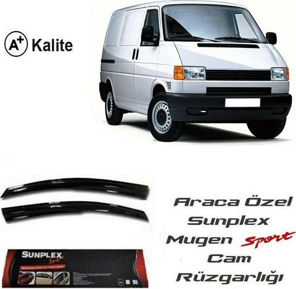 Vw Transporter T4 Mugen Cam Rüzgarlığı 1990-2003 arası 2'li Sunplex - Image 1
