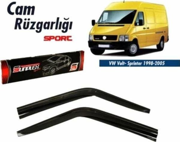 Vw Volt Mugen Cam Rüzgarlığı 1998-2007 arası 2'li Sunplex - Image 1