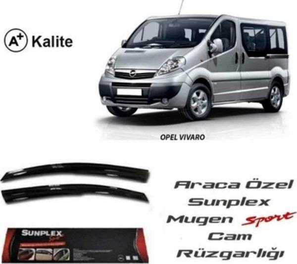 Opel Vivaro Mugen Cam Rüzgarlığı 2003-2014 arası 2'li Sunplex - Image 1