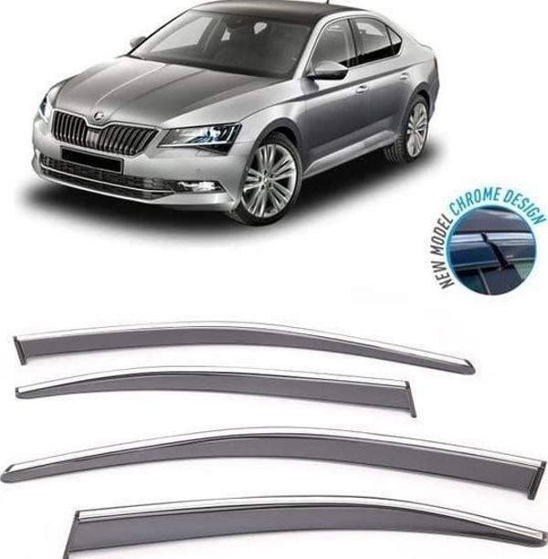Skoda SuperB Kromlu Cam Rüzgarlığı 2015-2019 arası Sunplex - Image 1