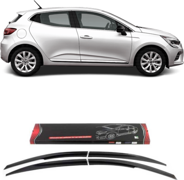 Renault Clio 5 Mugen Cam Rüzgarlığı 2019 sonrası 4'lü Sunplex - Image 1