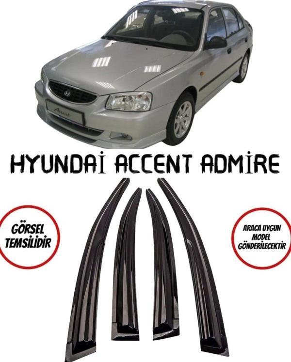 Hyundai Accent Admire Uyumlu Cam Rüzgarlığı 2003-2005 Arası Mugen - Image 1