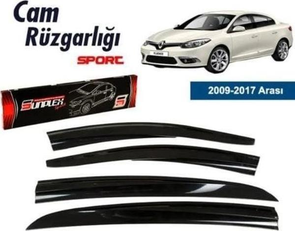 Renault Fluence Mugen Cam Rüzgarlığı 2009 sonrası 4'lü Sunplex - Image 1