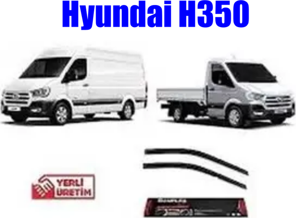 Hyundai H350 Mugen Cam Rüzgarlığı tüm modeller 2'li Sunplex - Image 1