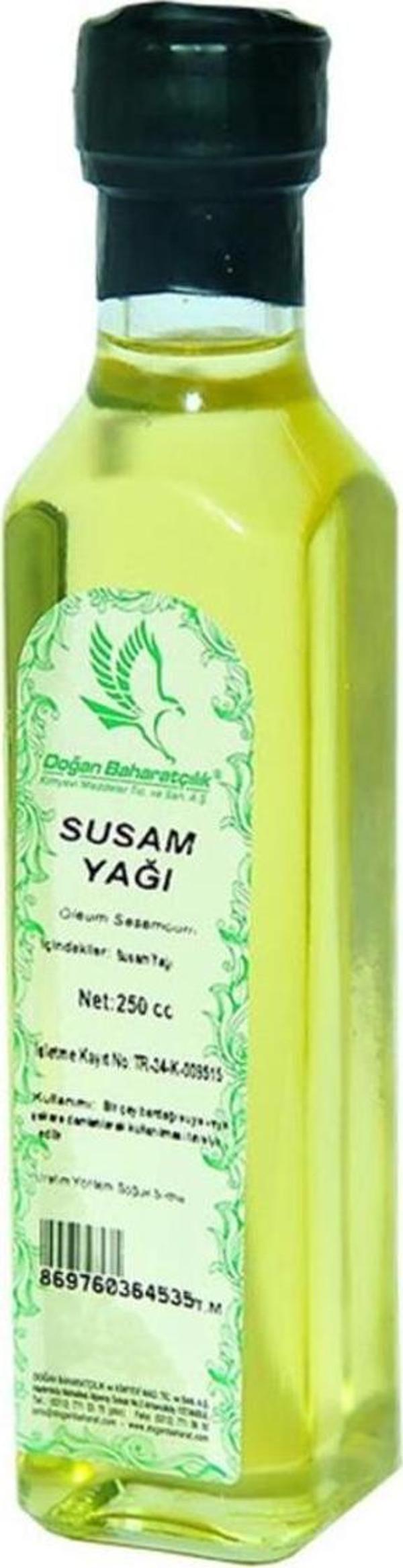 Doğan Baharatçılık Susam Yağı 250 Ml Doğal Saf Cam Şişe - Image 1