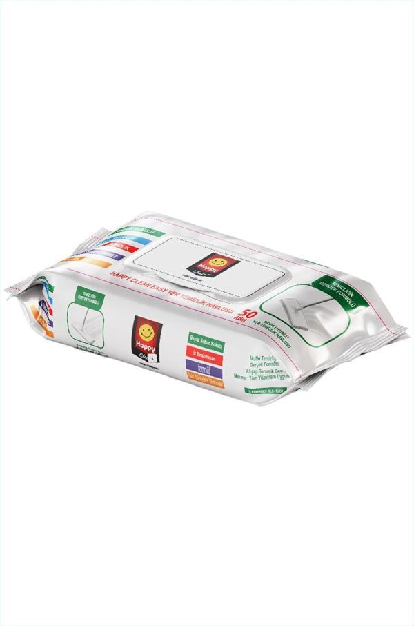 Happy Clean Mop Yer Temizlik Havlusu 50 li x 6 Adet - Image 1