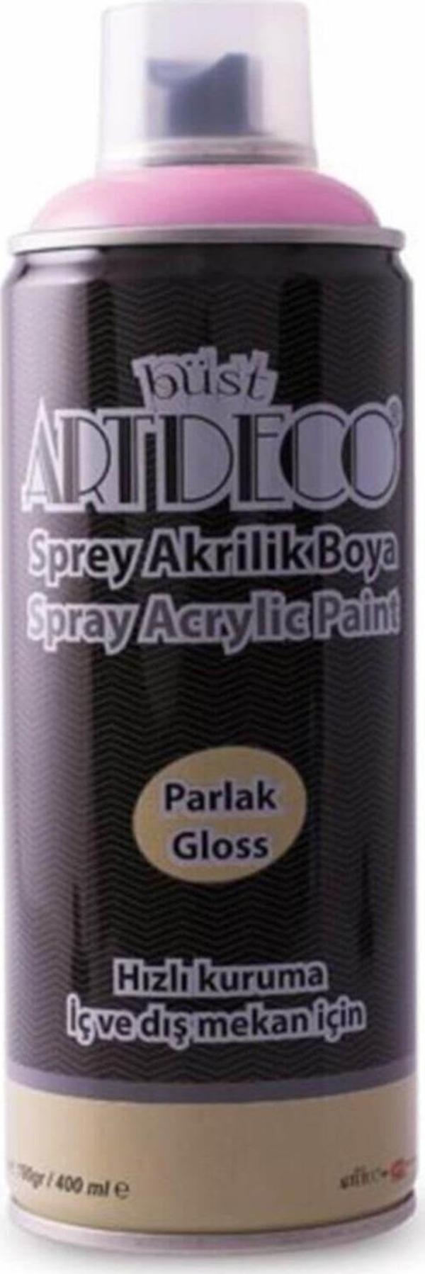 Artdeco Akrilik Sprey Boya 400 ML Bebek Pembe Sprey Akrilik Boya - Image 1
