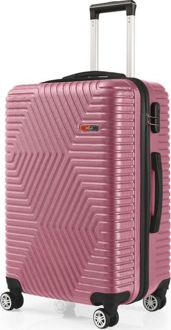 G&D Polo Suitcase Abs Gül Kurusu Orta Boy Valiz 600.08-O - Image 1
