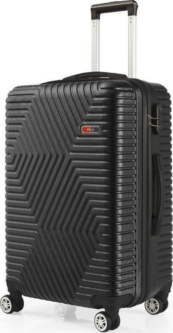 G&D Polo Suitcase Abs Siyah Orta Boy Valiz 600.01-O - Image 1