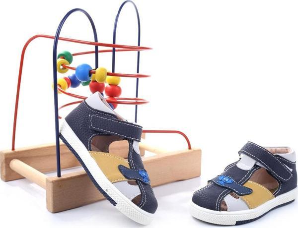 Şirin Bebe 3811 Ortopedik Erkek Bebek İlk Adım Ayakkabı Sandalet - Image 1