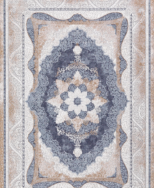 Dinarsu Halı Arora Koleksiyonu 31888 035 Mavi - Image 1
