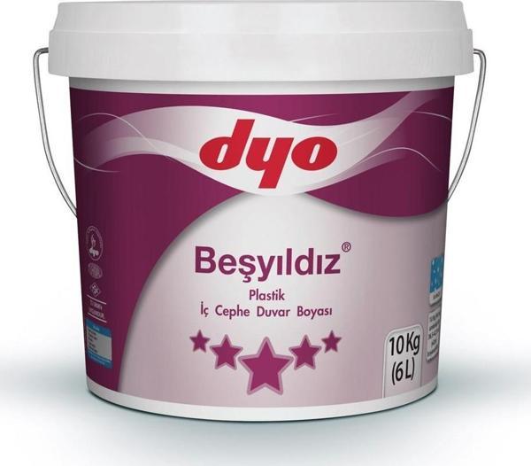Dyo Beşyıldız Plastik İç Cephe Boyası 10 Kg Çisenti - Image 1