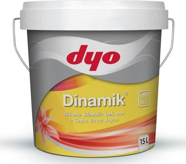 Dyo Dinamik Silikonlu İpek Mat İç Cephe Boyası 15 Lt Belce Beji - Image 1