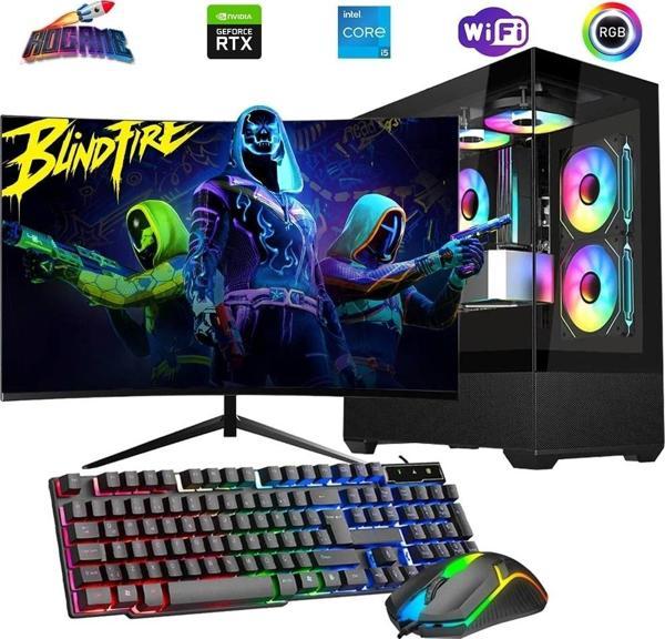 i5 12400F 16GB DDR4 1TB m2 8GB RTX4060 24" 100Hz Monitörlü Oyun Bilgisayarı - Image 1