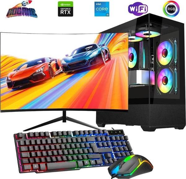 i5 13400F 16GB DDR4 1TB m2 8GB RTX4060 24" 100Hz Monitörlü Oyun Bilgisayarı - Image 1