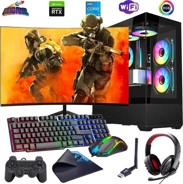 i5 13400F 16GB DDR4 1TB m2 8GB RTX4060 24" 100Hz Monitörlü Oyun Bilgisayarı (Gaming SET) - Image 1