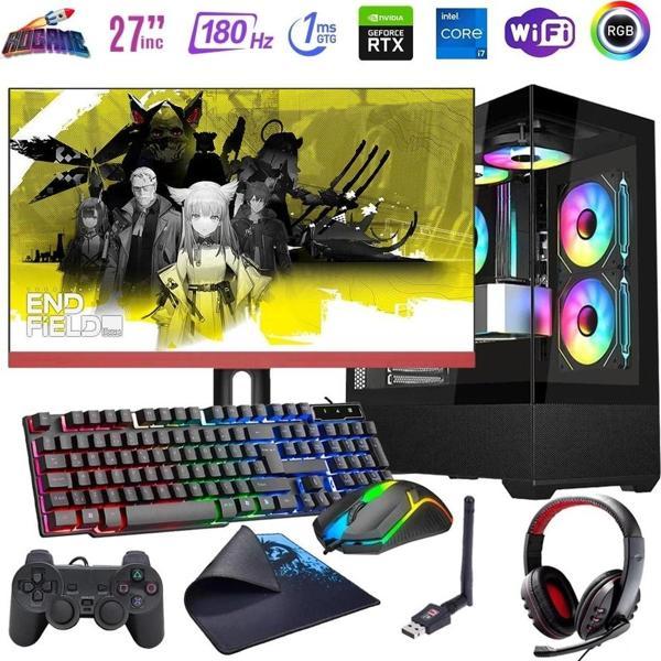 i7 12700F 16GB DDR4 1TB m2 8GB RTX4060 27" 180Hz Monitörlü Oyun Bilgisayarı (Gaming SET) - Image 1