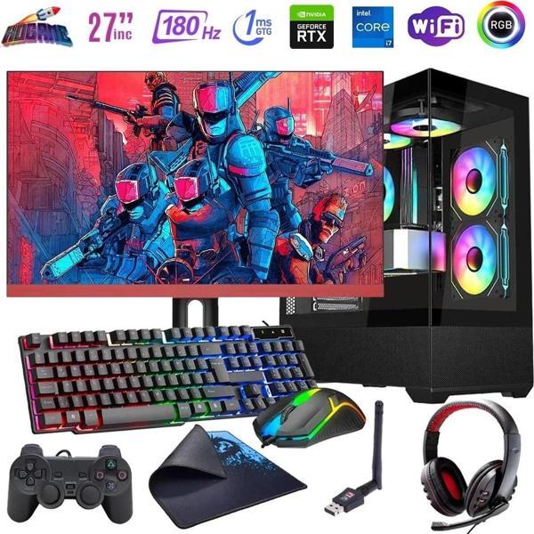 i7 14700F 16GB DDR4 1TB m2 12GB RTX3060 27" 165Hz Monitörlü Oyun Bilgisayarı (Gaming SET) - Image 1