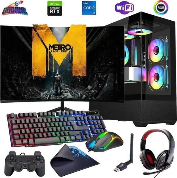 i7 14700F 16GB DDR4 1TB m2 8GB RTX4060 24" 100Hz Monitörlü Oyun Bilgisayarı (Gaming SET) - Image 1